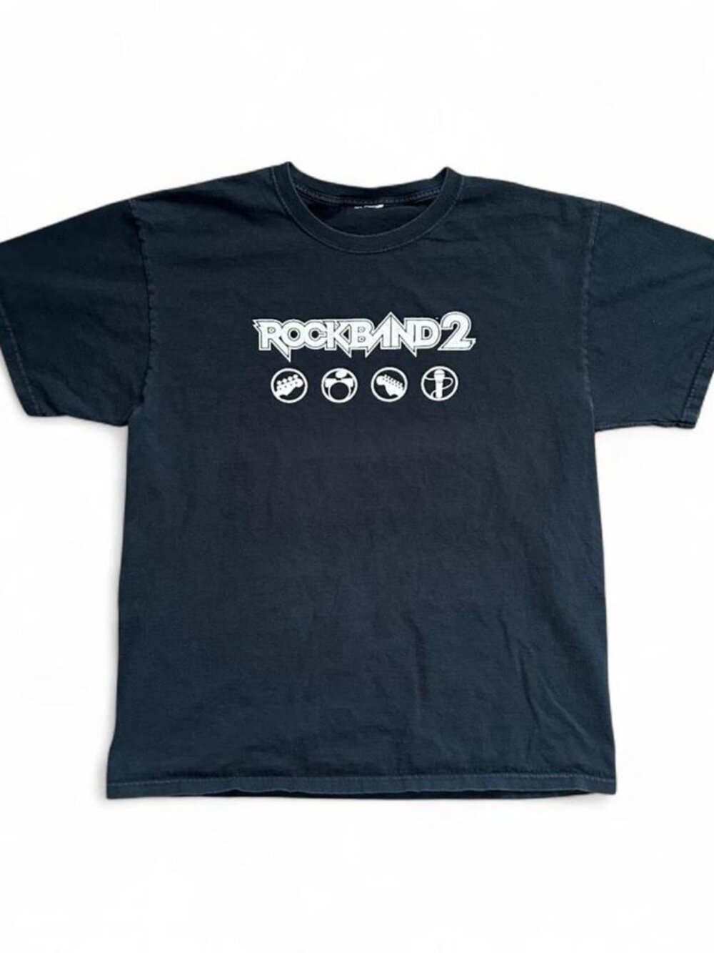 Rock Band 2 Video Game Promo T-Shirt Gaming Men's Large